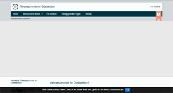 Desktop Screenshot of messe-zimmer-in-duesseldorf.de